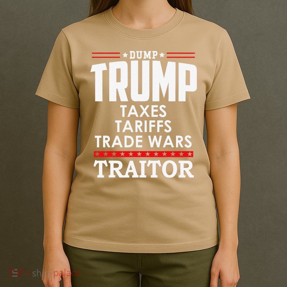Trump Is A Traitor In Chief Dump Trump Tre45on Tr47tor 86 T-Shirt