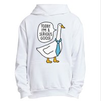 Today Im A Serious Goose Funny Serious Goose Urban Pullover Hoodie