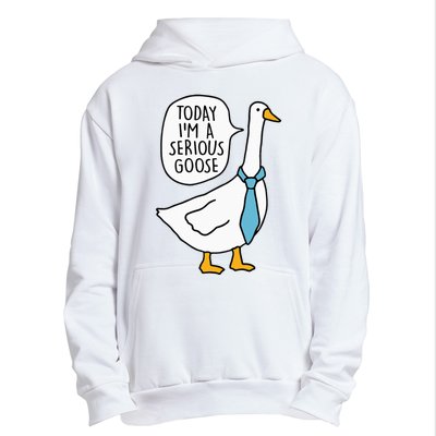 Today Im A Serious Goose Funny Serious Goose Urban Pullover Hoodie