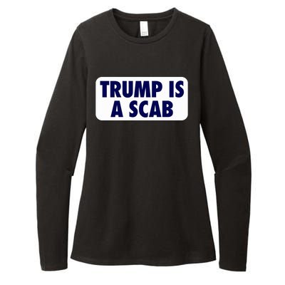 Trump Is A Scab Harris Kamala Womens CVC Long Sleeve Shirt