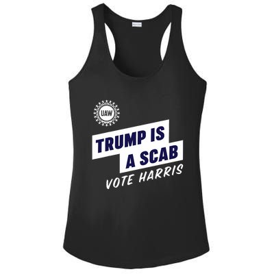 Trump Is A Scab Kamala Harris 2024 Ladies PosiCharge Competitor Racerback Tank