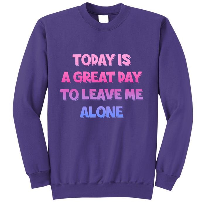 Today Is A Great Day To Leave Me Alone Sweatshirt