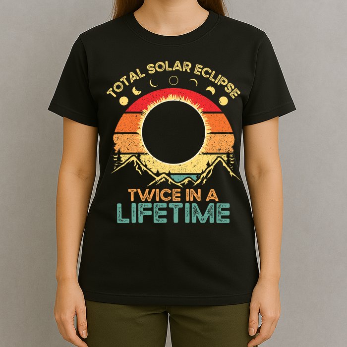 Twice In A Lifetime Solar Eclipse 2024 Total Eclipse Gift T-Shirt