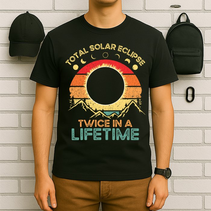Twice In A Lifetime Solar Eclipse 2024 Total Eclipse Gift T-Shirt