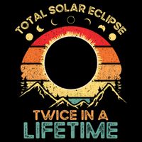 Twice In A Lifetime Solar Eclipse 2024 Total Eclipse Gift Cooling Performance Long Sleeve Crew
