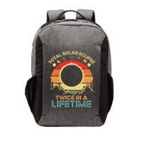 Twice In A Lifetime Solar Eclipse 2024 Total Eclipse Gift Vector Backpack