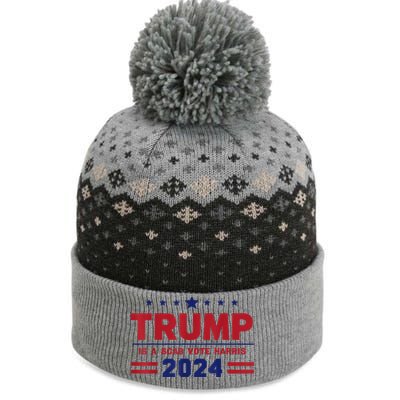 Trump Is A Scab Vote Madam President Kamala Harris 2024 The Baniff Cuffed Pom Beanie