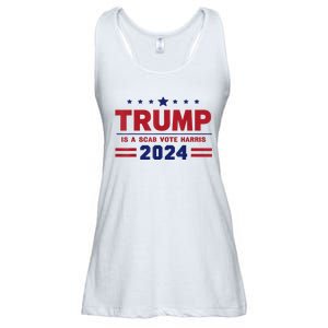 Trump Is A Scab Vote Madam President Kamala Harris 2024 Ladies Essential Flowy Tank