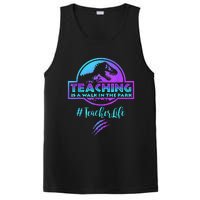 Teaching is a Walk in Park Teacher Life Funny Mother's Day PosiCharge Competitor Tank