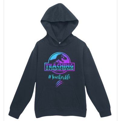 Teaching is a Walk in Park Teacher Life Funny Mother's Day Urban Pullover Hoodie