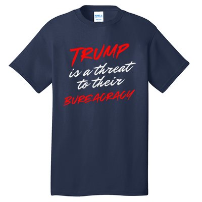 Trump Is A Threat To Their Bureaucracy Tall T-Shirt