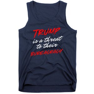 Trump Is A Threat To Their Bureaucracy Tank Top