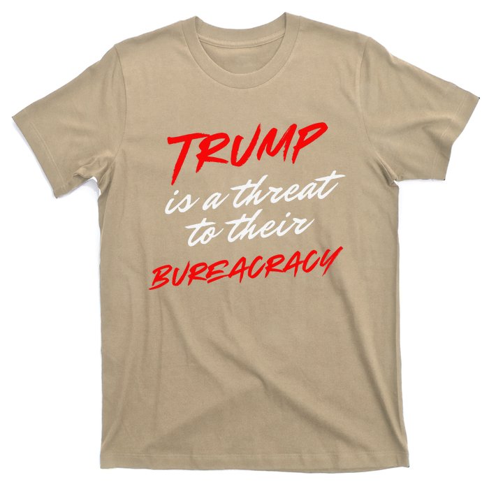 Trump Is A Threat To Their Bureaucracy T-Shirt