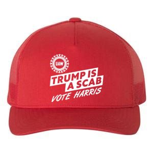 Trump Is A Scab Uaw Vote Kamala Harris 2024 Election Yupoong Adult 5-Panel Trucker Hat