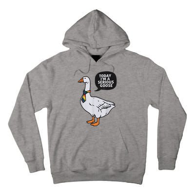 Today IM A Serious Goose Lgbt Cute Funny Serious Goose Tall Hoodie