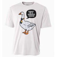 Today IM A Serious Goose Lgbt Cute Funny Serious Goose Cooling Performance Crew T-Shirt