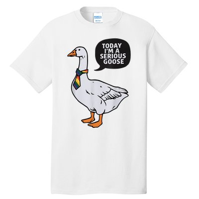 Today IM A Serious Goose Lgbt Cute Funny Serious Goose Tall T-Shirt