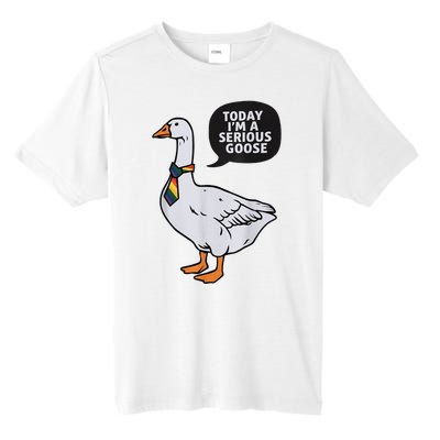 Today IM A Serious Goose Lgbt Cute Funny Serious Goose Tall Fusion ChromaSoft Performance T-Shirt