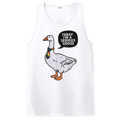 Today IM A Serious Goose Lgbt Cute Funny Serious Goose PosiCharge Competitor Tank