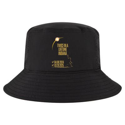 Twice In A Lifetime Partial Solar Eclipse 2025 Indiana Cool Comfort Performance Bucket Hat