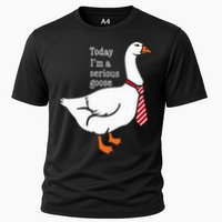 Today IM A Serious Goose Funny Cute Goose Cooling Performance Crew T-Shirt