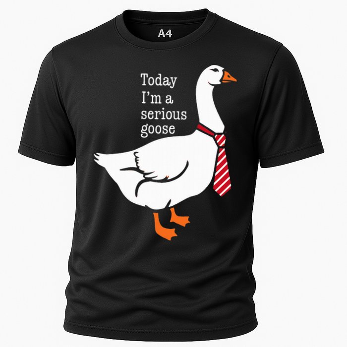 Today IM A Serious Goose Funny Cute Goose Cooling Performance Crew T-Shirt