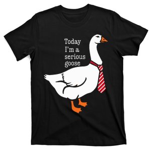 Today IM A Serious Goose Funny Cute Goose T-Shirt