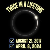 Twice In A Lifetime Solar Eclipse 2024 Total Eclipse Daily Commute Backpack