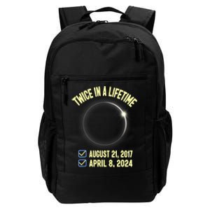 Twice In A Lifetime Solar Eclipse 2024 Total Eclipse Daily Commute Backpack