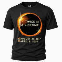 Twice In A Lifetime Total Solar Eclipse 2024 Cooling Performance Crew T-Shirt