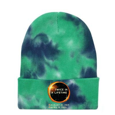 Twice In A Lifetime Total Solar Eclipse 2024 Tie Dye 12in Knit Beanie