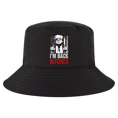Trump IM Back Bitches Take Ameircan Great Again Cool Comfort Performance Bucket Hat