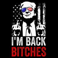 Trump IM Back Bitches Take Ameircan Great Again Drawstring Bag