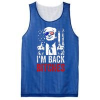 Trump IM Back Bitches Take Ameircan Great Again Mesh Reversible Basketball Jersey Tank