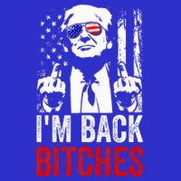 Trump IM Back Bitches Take Ameircan Great Again Short Acrylic Beanie