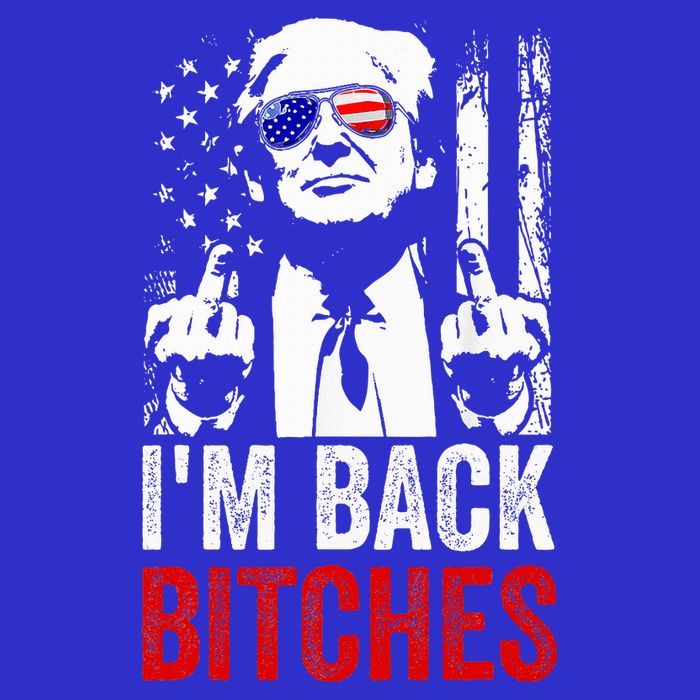 Trump IM Back Bitches Take Ameircan Great Again Short Acrylic Beanie