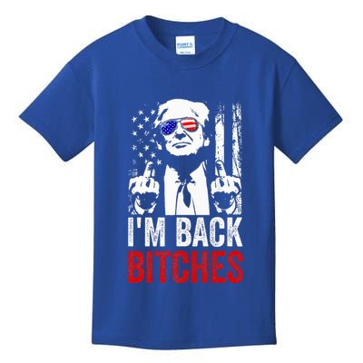 Trump IM Back Bitches Take Ameircan Great Again Kids T-Shirt