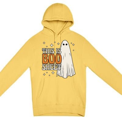 This Is Boo Sheet Funny Ghost Premium Pullover Hoodie