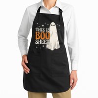 This Is Boo Sheet Funny Ghost Full-Length Apron With Pockets