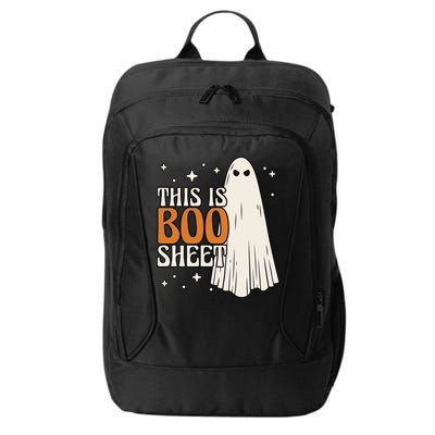 This Is Boo Sheet Funny Ghost City Backpack