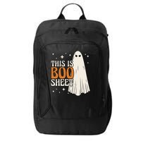 This Is Boo Sheet Funny Ghost City Backpack