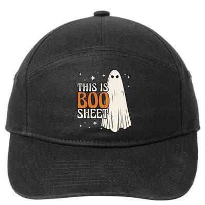 This Is Boo Sheet Funny Ghost 7-Panel Snapback Hat