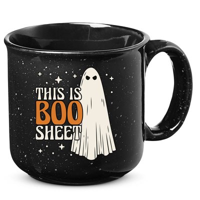 This Is Boo Sheet Funny Ghost 15oz Campfire Ceramic Mug