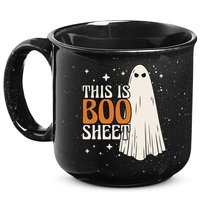 This Is Boo Sheet Funny Ghost 15oz Campfire Ceramic Mug