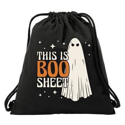 This Is Boo Sheet Funny Ghost Drawstring Bag
