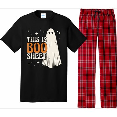 This Is Boo Sheet Funny Ghost Pajama Set