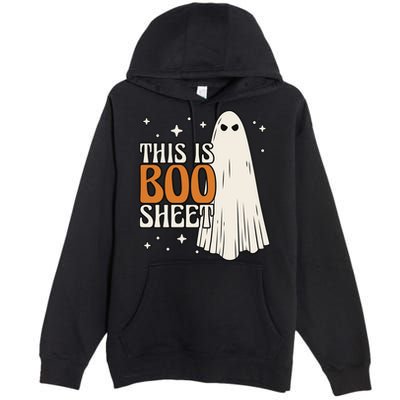 This Is Boo Sheet Funny Ghost Premium Pullover Hoodie
