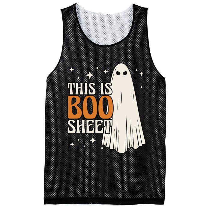 This Is Boo Sheet Funny Ghost Mesh Reversible Basketball Jersey Tank