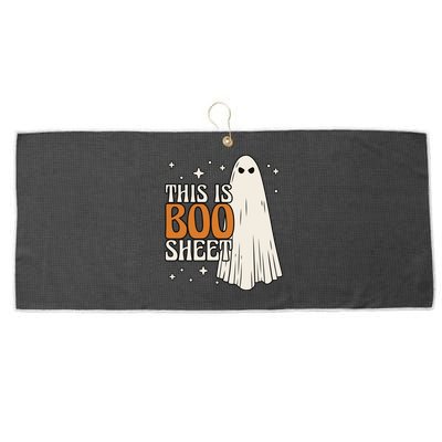 This Is Boo Sheet Funny Ghost Large Microfiber Waffle Golf Towel