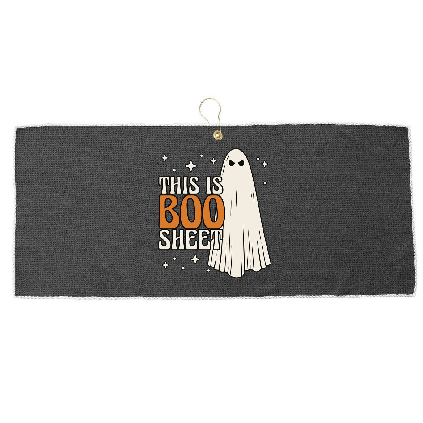 This Is Boo Sheet Funny Ghost Large Microfiber Waffle Golf Towel